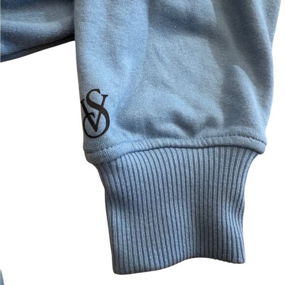 NWOT Victoria's Secret Women 24/7 Stretch Fleece Crewneck Top Size XS -Oversized - Picture 8 of 10